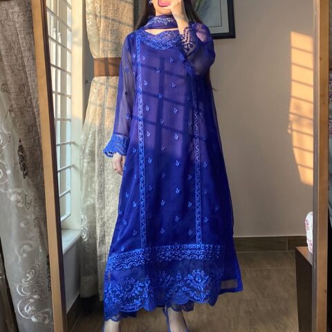 Embroidered Chiffon 3Pc Suit - Ready to Dispatch