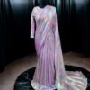 Holographic Moonlight Stitched Saree