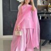 Pink Farshi RawSilk 3PC