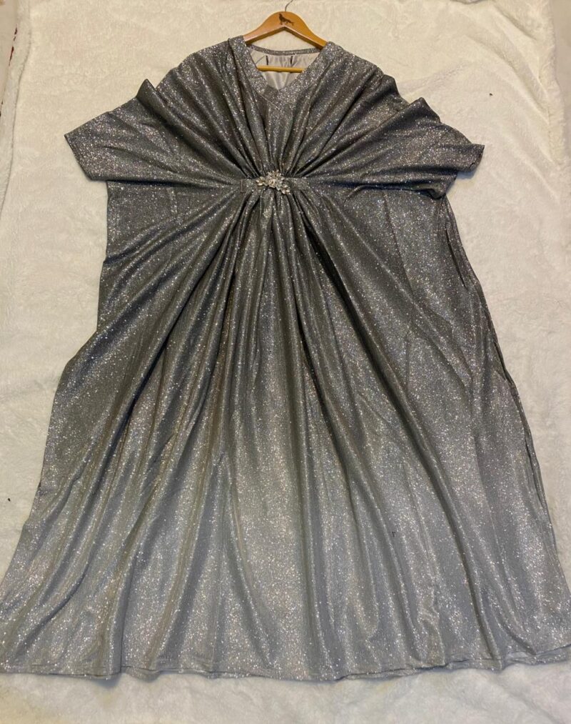 Premium Gradient Shimmer Kaftan – Luxury Party Wear 1PC - Image 8