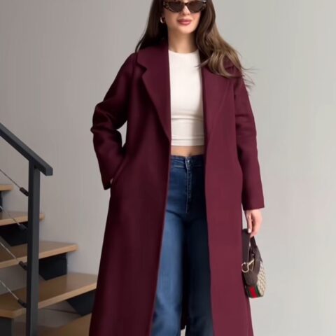 Stylish Double Fleece Winter Coat