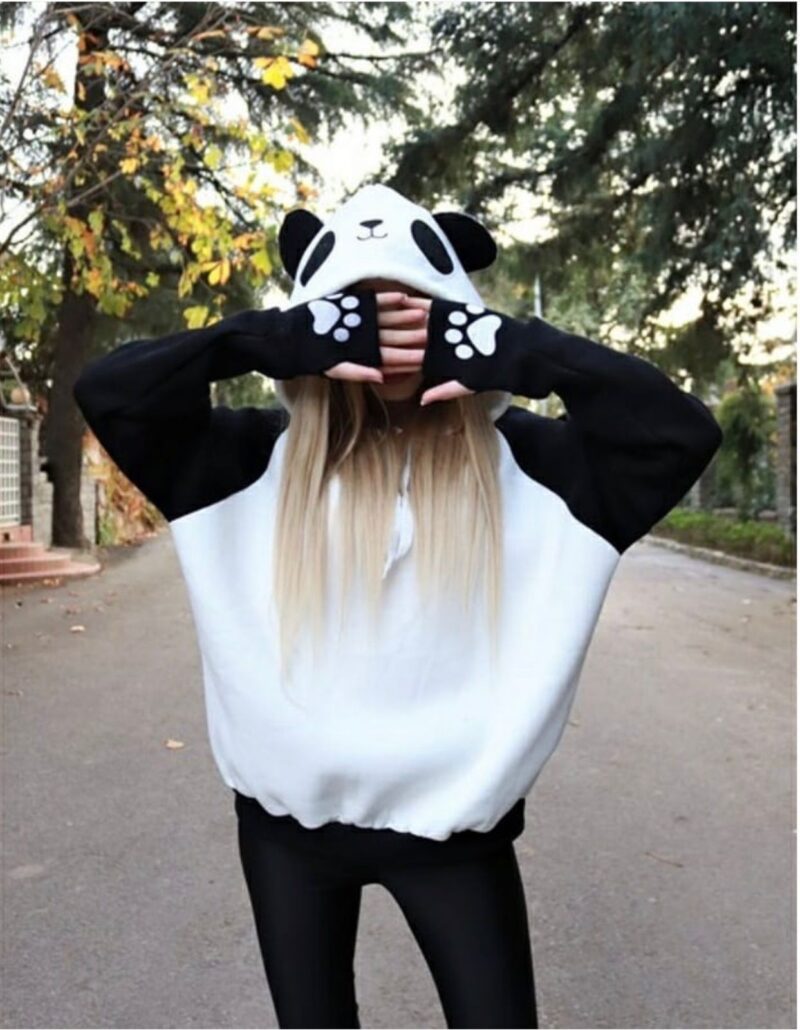 Meo Fleece Hoodie – Long Sleeve Winter Wear - Image 2