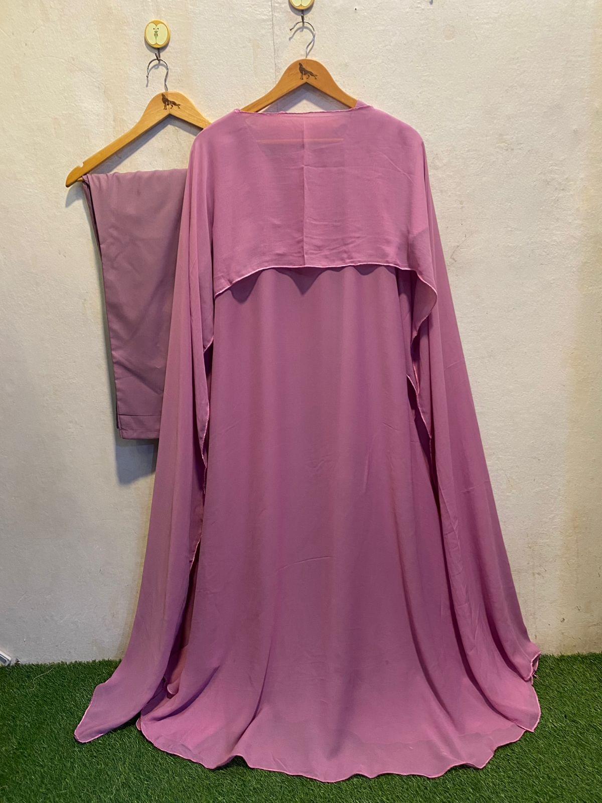 Chiffon Cape Flora Maxi with Trouser - Image 6