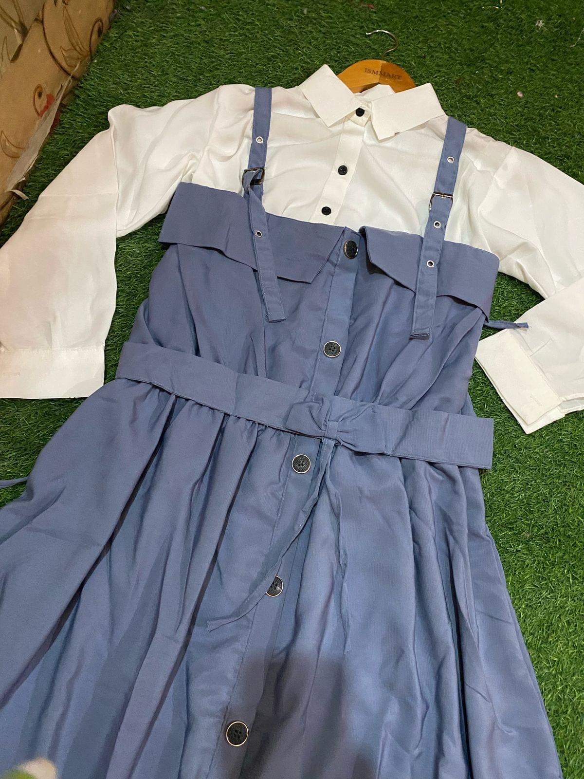 Trending Western Romper 2PC with Butterfly Bow Belt - Image 7