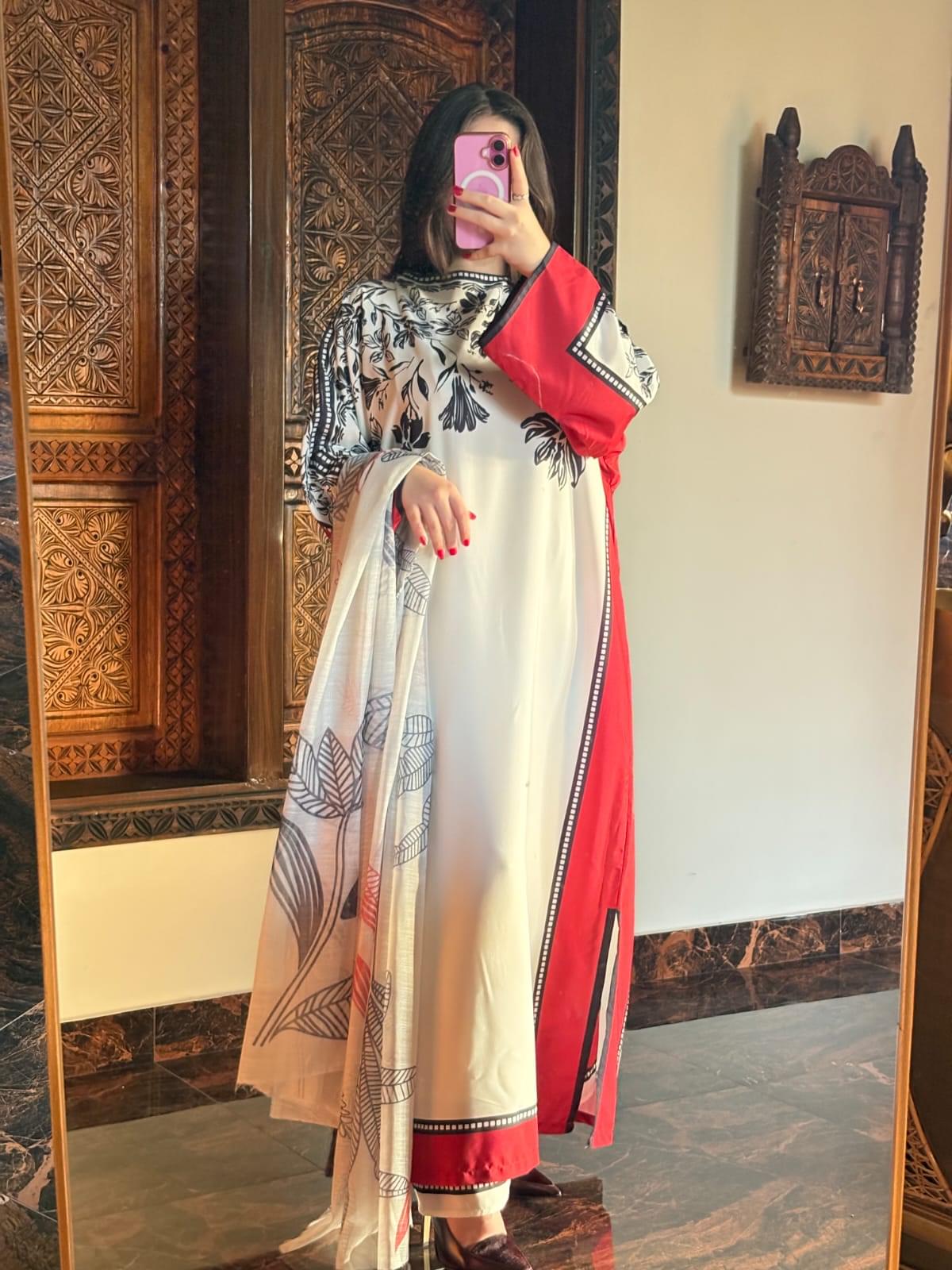 Three-Piece Kaftan Style Suit