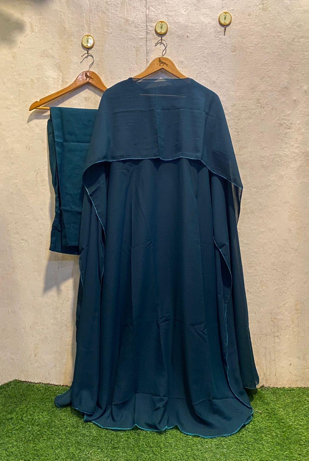 Chiffon Cape Flora Maxi with Trouser - Image 12