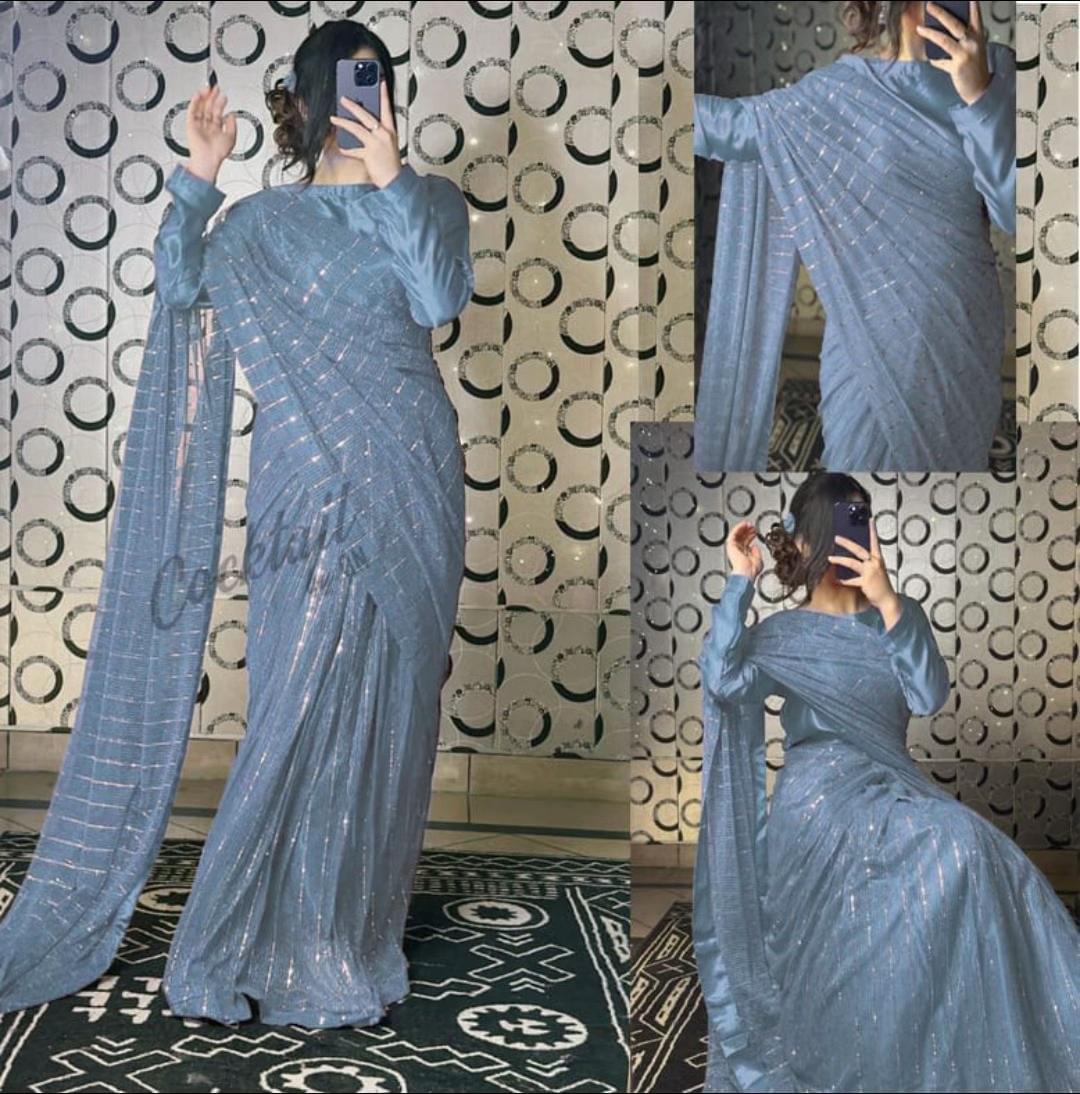 Sequins Moonlight Saree