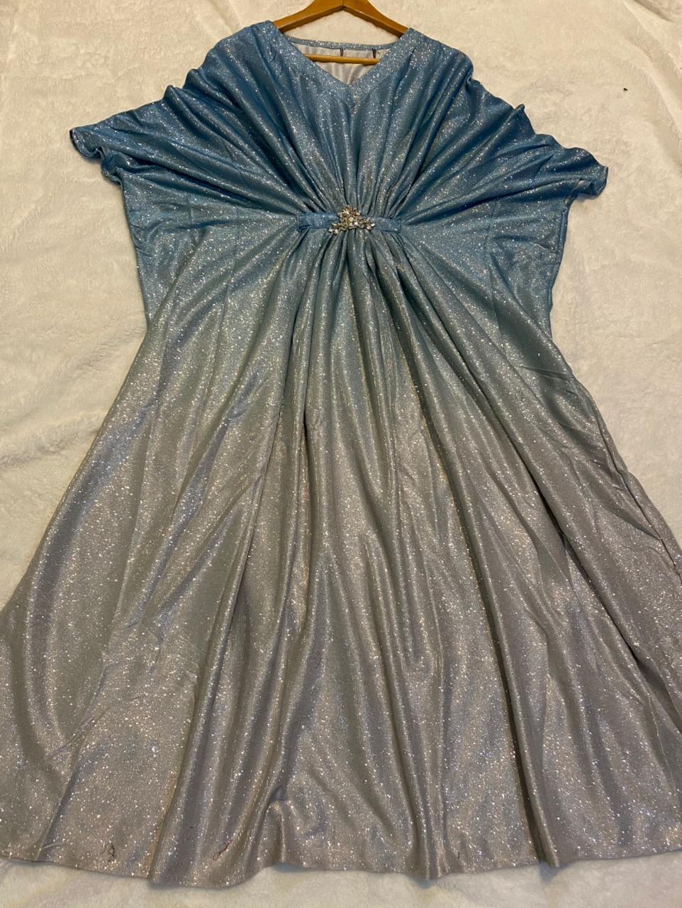 Premium Gradient Shimmer Kaftan – Luxury Party Wear 1PC - Image 8