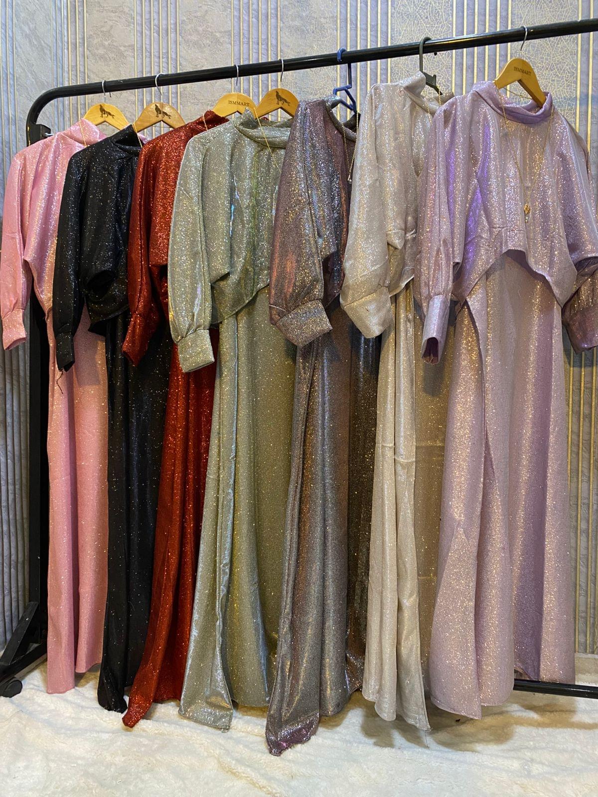 A Moonlight Shimmer Cape & Maxi Set with Pendant - Image 9