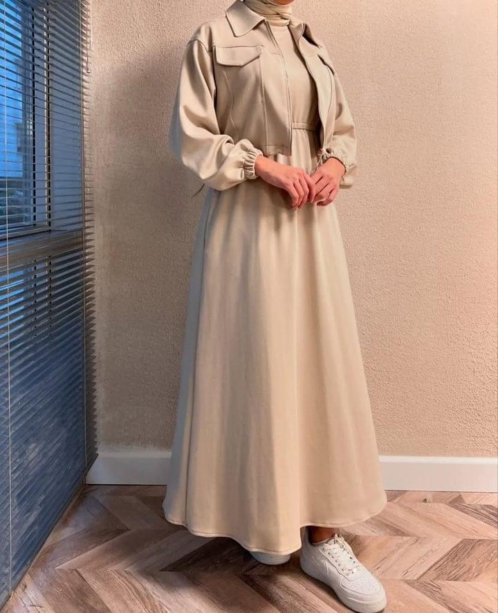 A Winter Zipper Coati and Maxi 2PC - Image 7