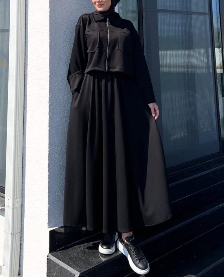 A Winter Zipper Coati and Maxi 2PC - Image 5