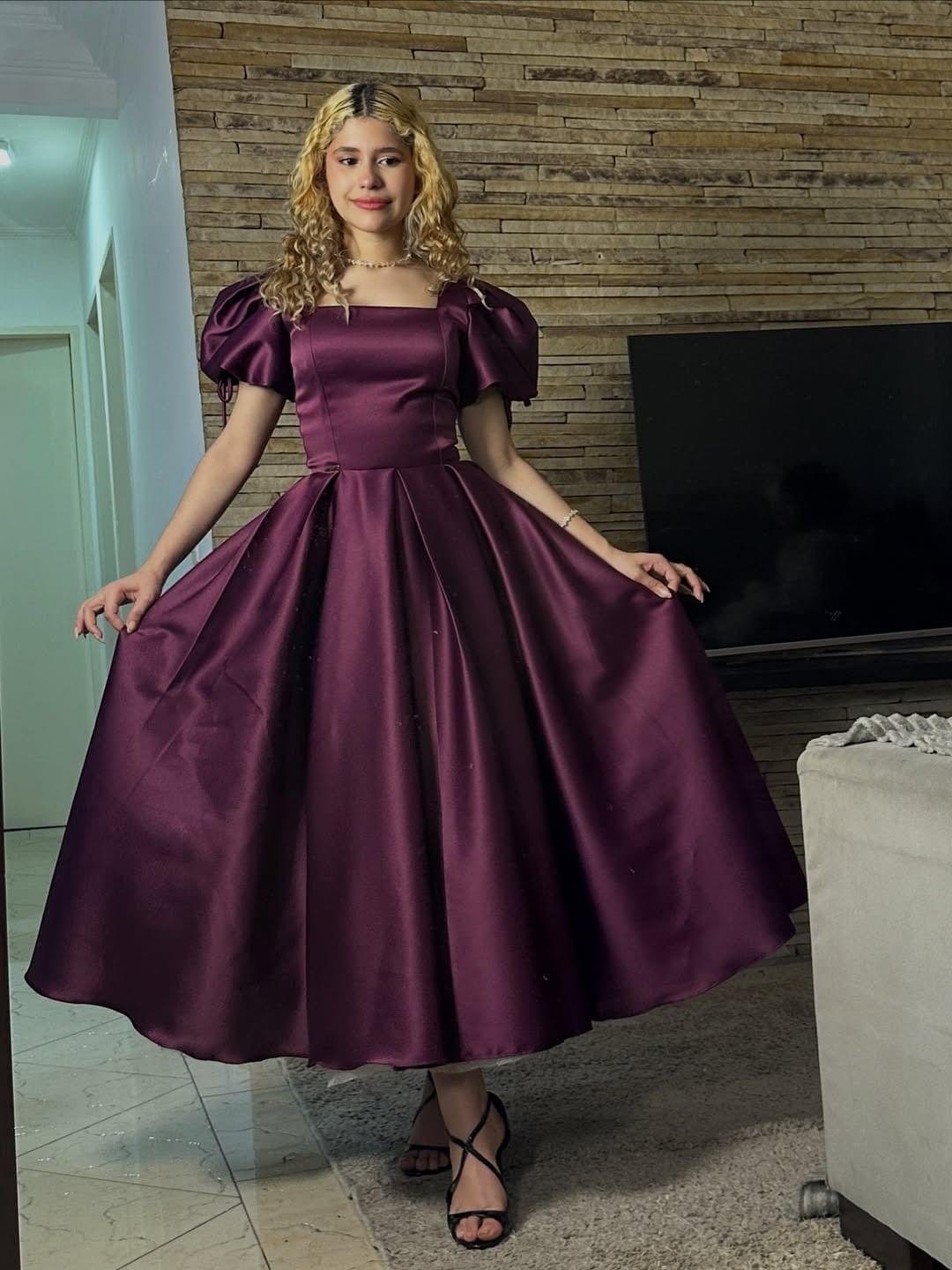 Dreamy Silk Maxi with Attached Cancan - Image 3