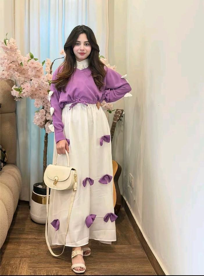 Georgette Bow Maxi with Koti - Image 7