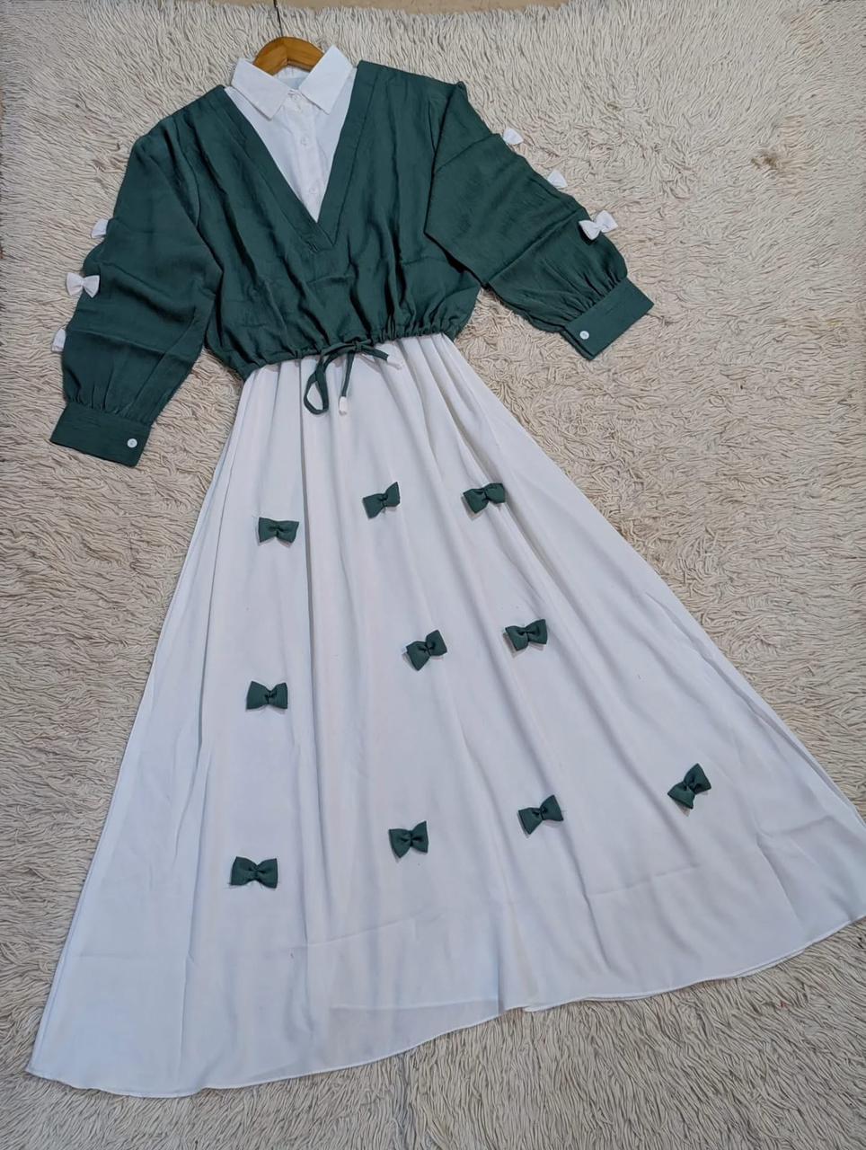 Georgette Bow Maxi with Koti - Image 4