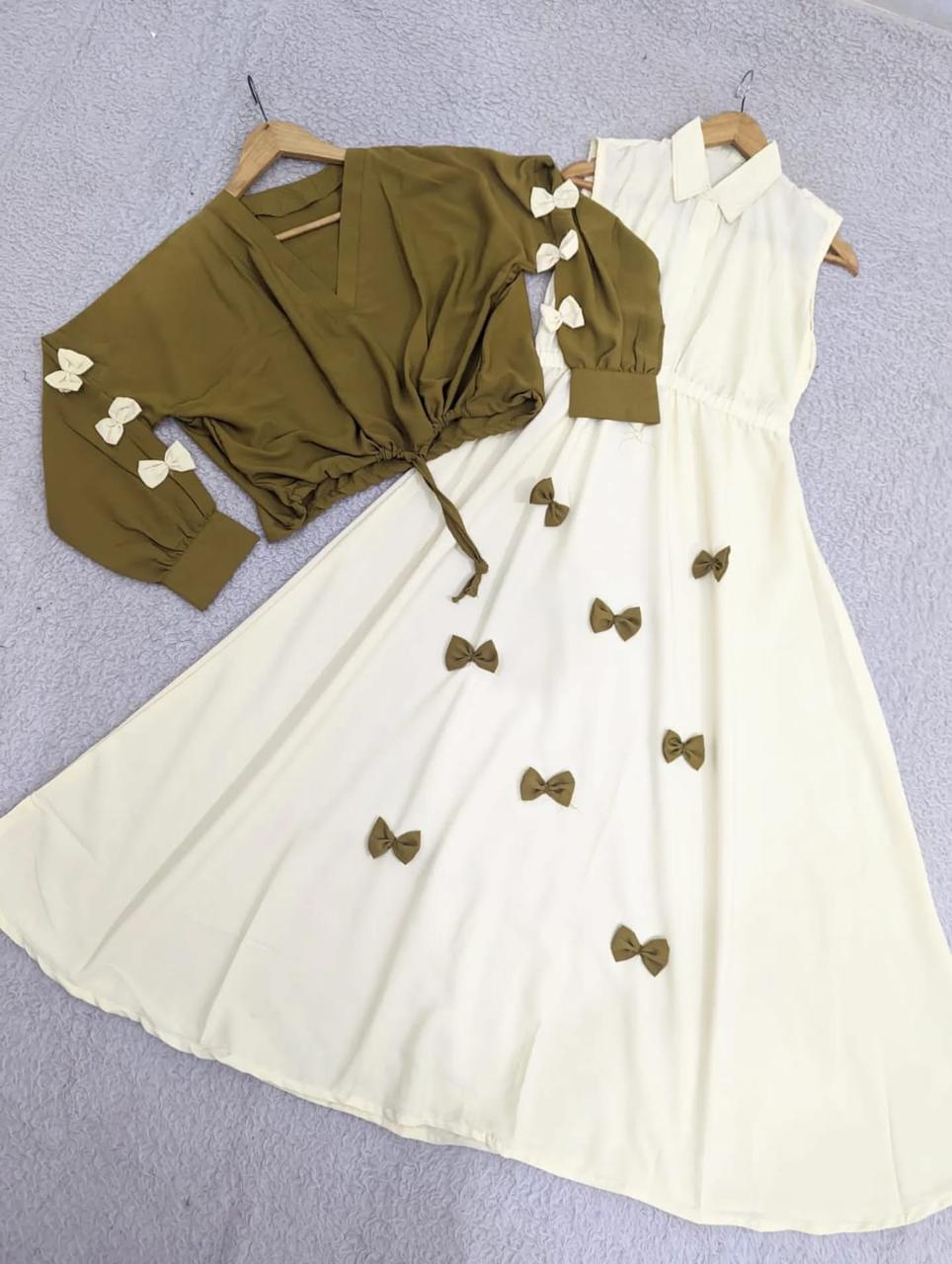 Georgette Bow Maxi with Koti - Image 2