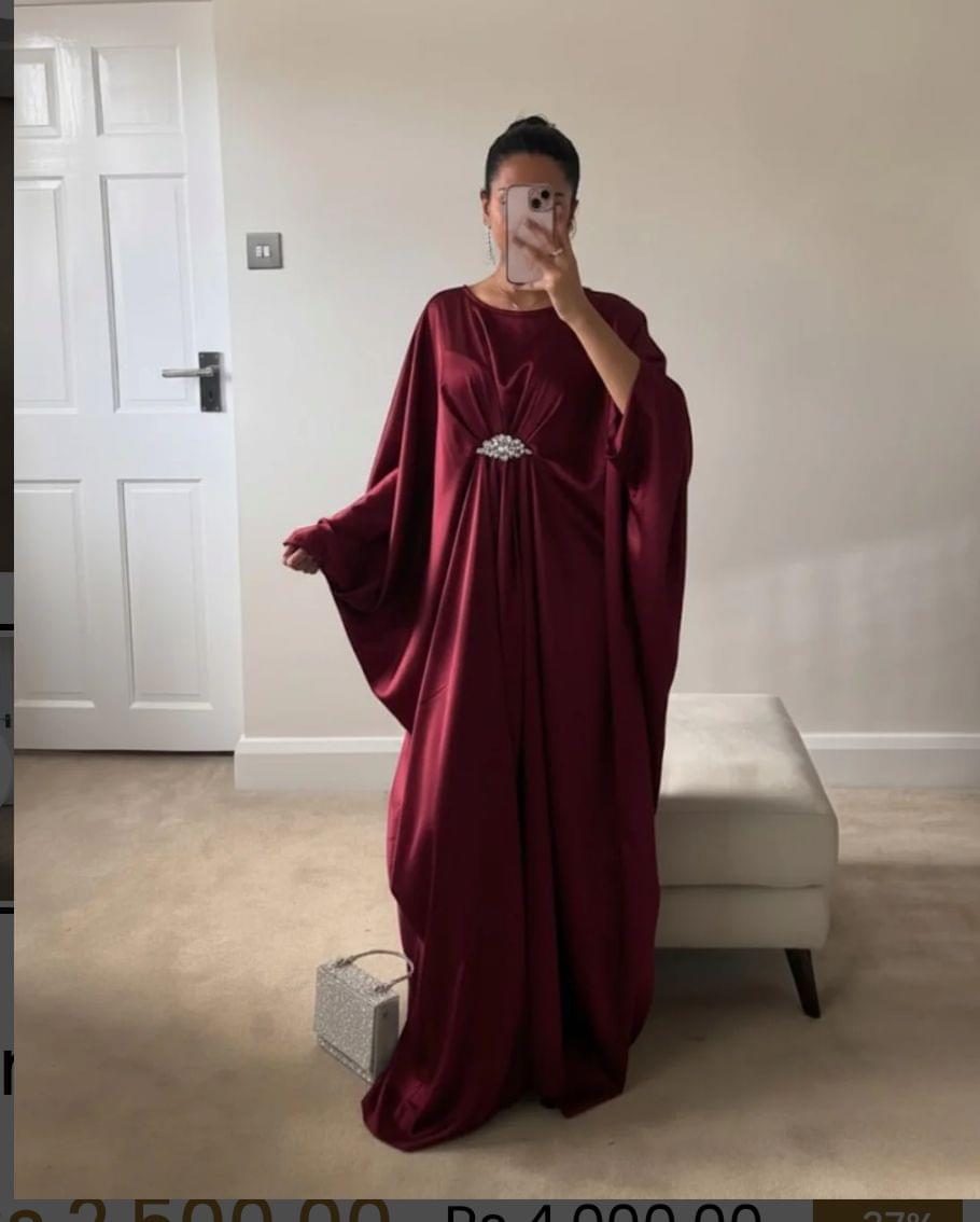 Elegant Arabic Silk kaftan - Image 6